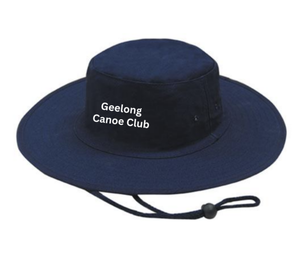 Geelong Canoe Club wide brim hat kids